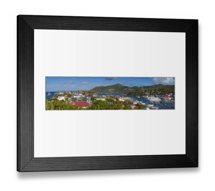 Framed Print : French West Indies, St-Barthelemy. Gustavia Harbor Framed Print : French West Indies, St-Barthelemy. Gustavia Harbor