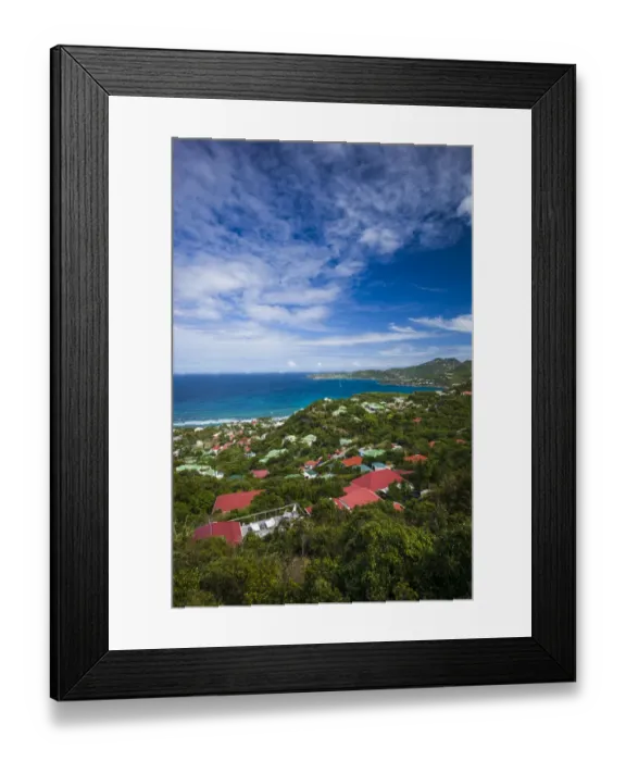 Framed Print : French West Indies, St-Barthelemy. Anse des Cayes Framed Print : French West Indies, St-Barthelemy. Anse des Cayes