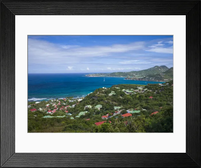 Framed Print : French West Indies, St-Barthelemy. Anse des Cayes Framed Print : French West Indies, St-Barthelemy. Anse des Cayes