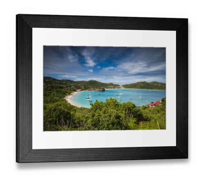 Framed Print : French West Indies, St-Barthelemy. Baie de Saint Jean Framed Print : French West Indies, St-Barthelemy. Baie de Saint Jean