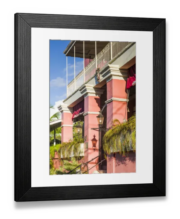 Framed Print : U. S. Virgin Islands, St. Thomas. Charlotte Amalie, Hotel 1829 Framed Print : U. S. Virgin Islands, St. Thomas. Charlotte Amalie, Hotel 1829