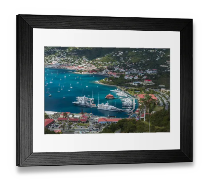 Framed Print : U. S. Virgin Islands, St. Thomas. Charlotte Amalie, Havensight Yacht Harbor Framed Print : U. S. Virgin Islands, St. Thomas. Charlotte Amalie, Havensight Yacht Harbor