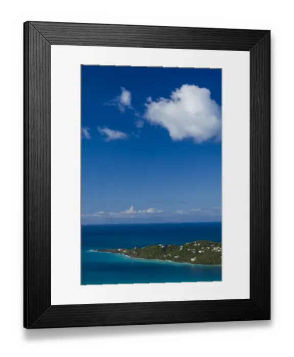 Framed Print : U. S. Virgin Islands, St. Thomas. Magens Bay