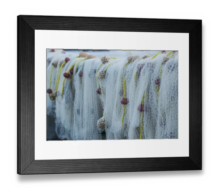 Framed Print : U. S. Virgin Islands, St. Thomas. Charlotte Amalie, Frenchtown, fishing nets