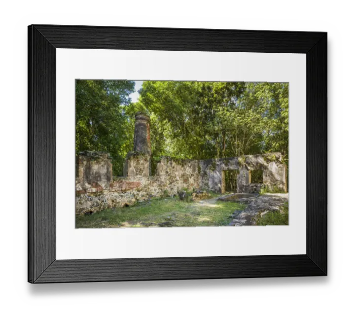 Framed Print : U. S. Virgin Islands, St. John. Maho Bay, sugar mill ruins Framed Print : U. S. Virgin Islands, St. John. Maho Bay, sugar mill ruins