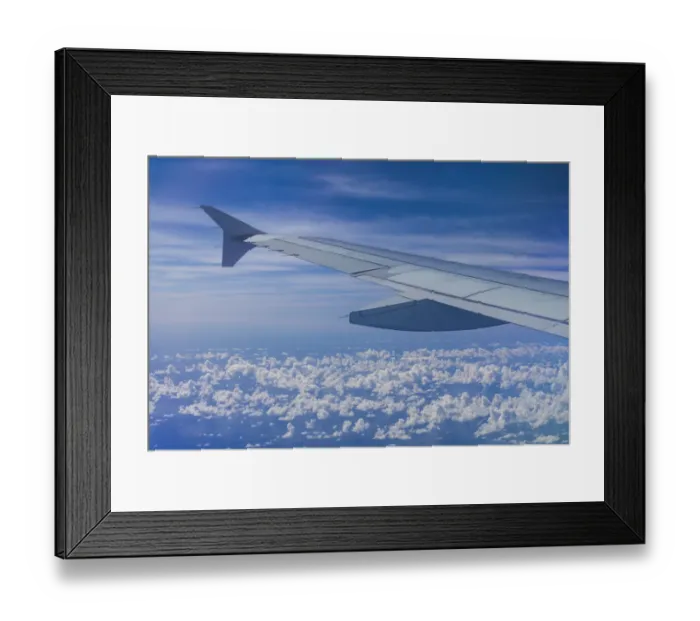 Framed Print : U. S. Virgin Islands, St. Thomas. Window view from jet airliner Framed Print : U. S. Virgin Islands, St. Thomas. Window view from jet airliner