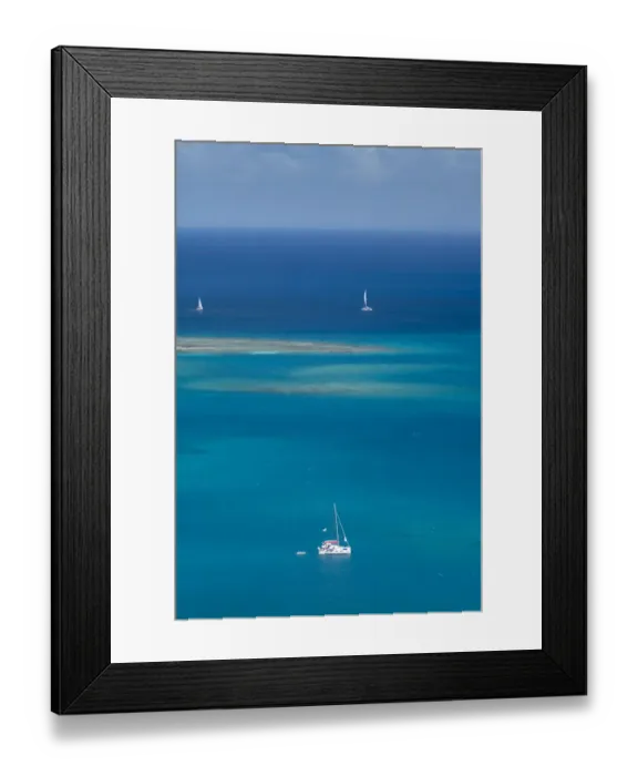 Framed Print : British Virgin Islands, Virgin Gorda. North Sound from Fanny Hill