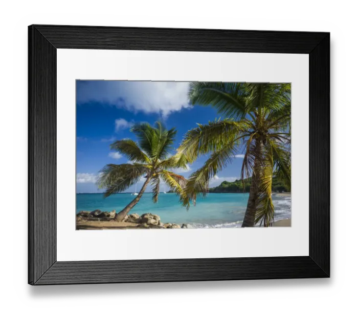 Framed Print : French West Indies, Saint Martin. Friars Bay, beach Framed Print : French West Indies, Saint Martin. Friars Bay, beach
