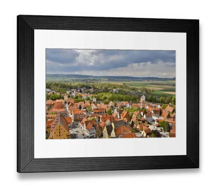 Framed Print : Germany, Noerdlingen, View of Noerdlingen Framed Print : Germany, Noerdlingen, View of Noerdlingen