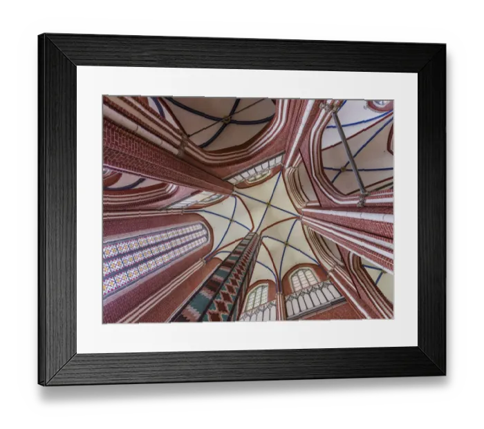Framed Print : The minster in Bad Doberan near Rostock. A masterpiece build in north german brick Framed Print : The minster in Bad Doberan near Rostock. A masterpiece build in north german brick