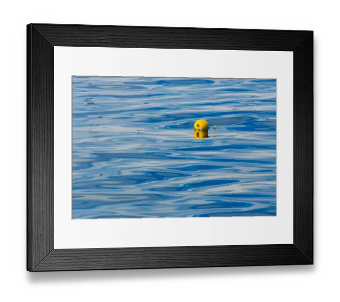 Framed Print : Floating buoy in the ocean, Van Dyks Bay. Western Cape Province, South Africa Framed Print : Floating buoy in the ocean, Van Dyks Bay. Western Cape Province, South Africa