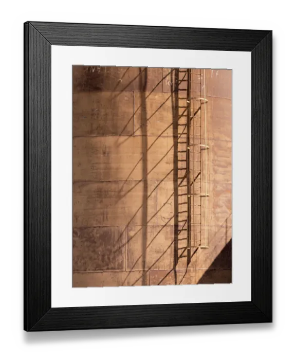 Framed Print : Tanks for fuel for the ships and for the factory. Grytviken Whaling Station, open to visitors