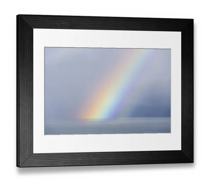 Framed Print : USA, Washington State, Seabeck. Rainbow over Hood Canal Framed Print : USA, Washington State, Seabeck. Rainbow over Hood Canal