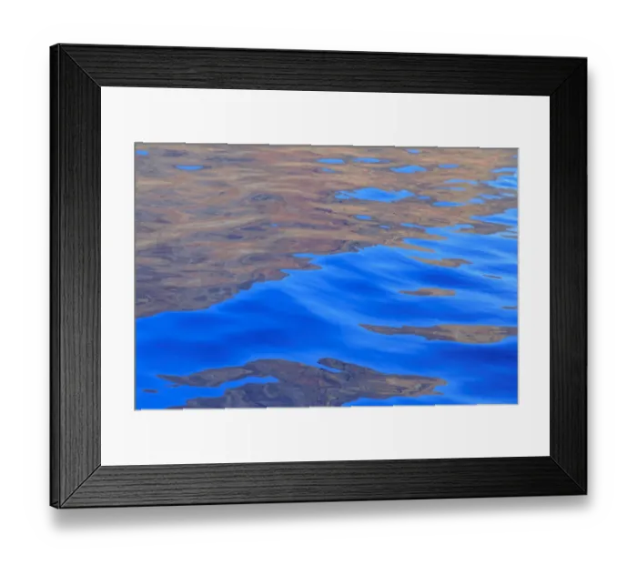 Framed Print : Rugged cliffs and shoreline on the South Shore of Lanai, Kaunoe U, Hawaii, USA