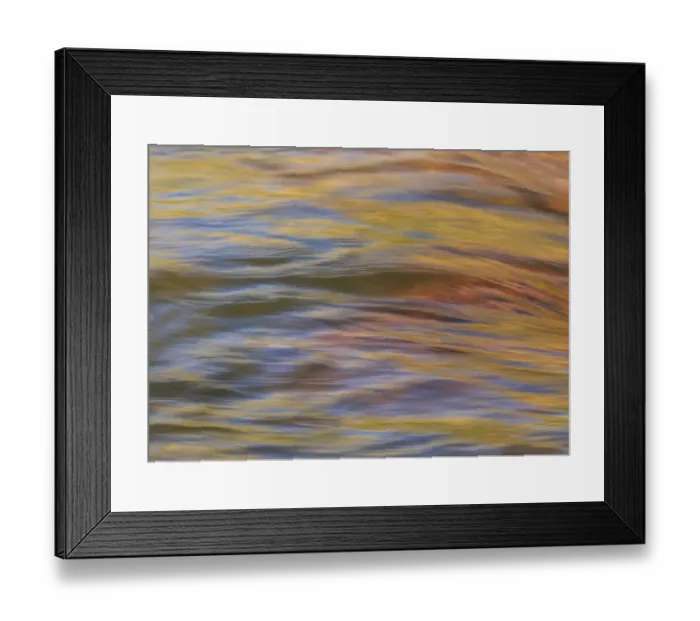 Framed Print : Graphic reflections on river surface, Lower Deschutes River, Central Oregon, USA Framed Print : Graphic reflections on river surface, Lower Deschutes River, Central Oregon, USA