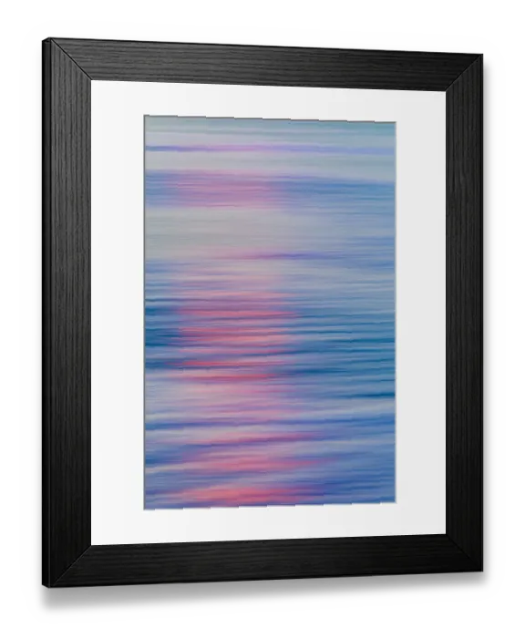 Framed Print : USA, Washington State, Seabeck. Sunset reflected on Hood Canal