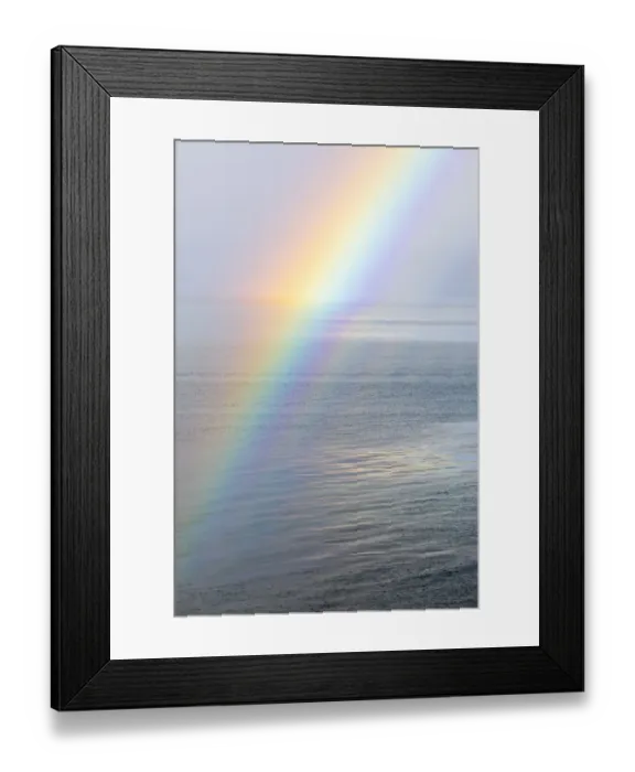 Framed Print : USA, Washington State, Seabeck. Rainbow over Hood Canal Framed Print : USA, Washington State, Seabeck. Rainbow over Hood Canal