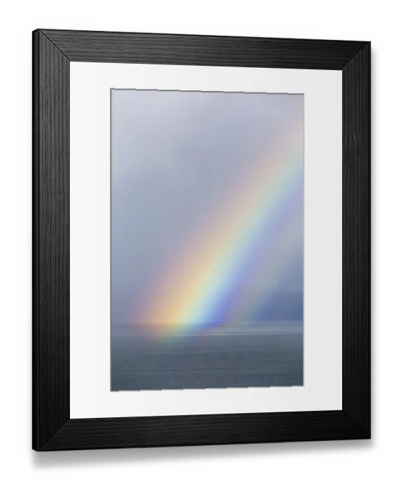 Framed Print : USA, Washington State, Seabeck. Rainbow over Hood Canal Framed Print : USA, Washington State, Seabeck. Rainbow over Hood Canal