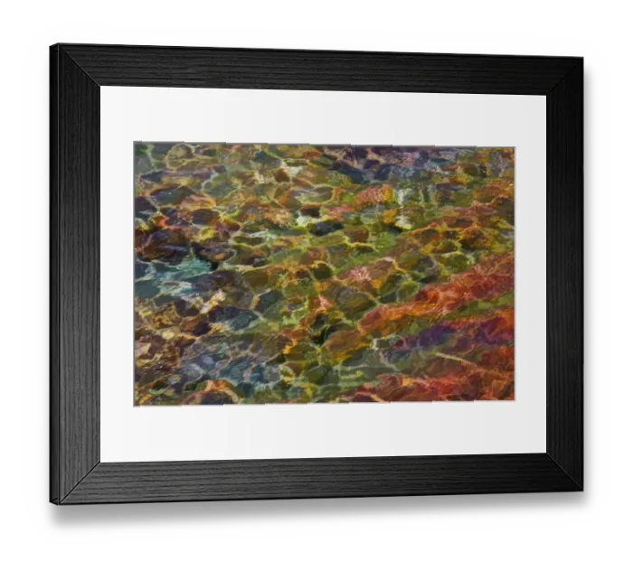 Framed Print : Canada. Shimmering water abstract. Credit as: Mike Grandmaison / Jaynes Gallery / DanitaDelimont Framed Print : Canada. Shimmering water abstract. Credit as: Mike Grandmaison / Jaynes Gallery / DanitaDelimont