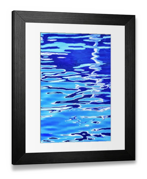 Framed Print : Rippled water reflection Framed Print : Rippled water reflection