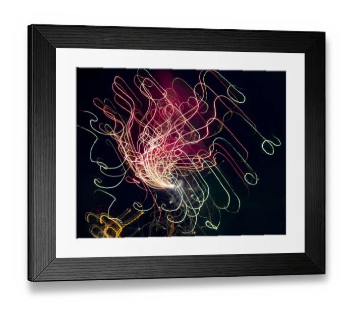 Framed Print : Iceland, Reykjavik. New Years Eve fireworks abstract Framed Print : Iceland, Reykjavik. New Years Eve fireworks abstract