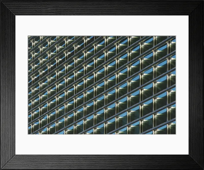 Framed Print : Canada, Manitoba, Winnipeg. Building abstract