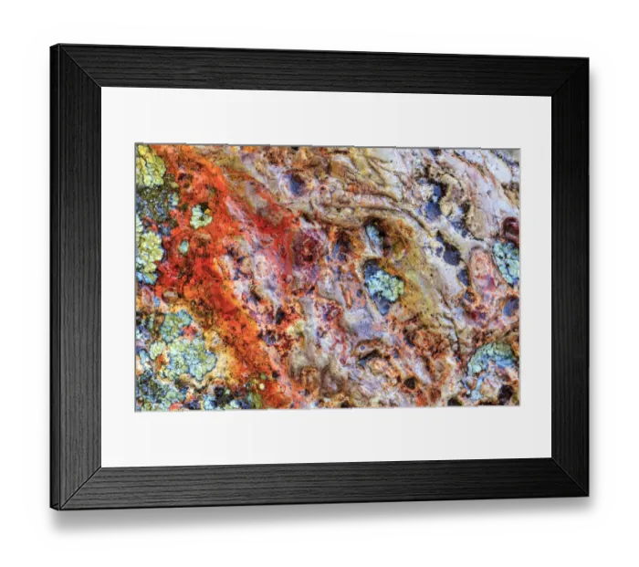 Framed Print : Large naturally polished rock with lichen, Lower Deschutes River, Central Oregon, USA Framed Print : Large naturally polished rock with lichen, Lower Deschutes River, Central Oregon, USA
