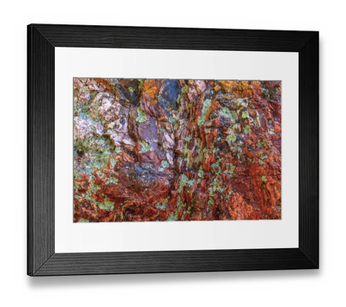 Framed Print : Large naturally polished rock with lichen, Lower Deschutes River, Central Oregon, USA Framed Print : Large naturally polished rock with lichen, Lower Deschutes River, Central Oregon, USA