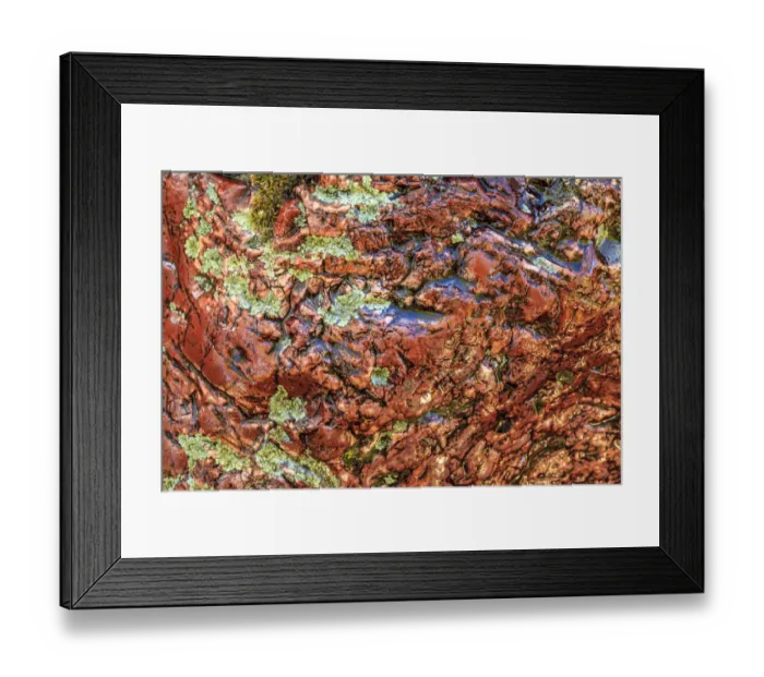 Framed Print : Large naturally polished rock with lichen, Lower Deschutes River, Central Oregon, USA Framed Print : Large naturally polished rock with lichen, Lower Deschutes River, Central Oregon, USA