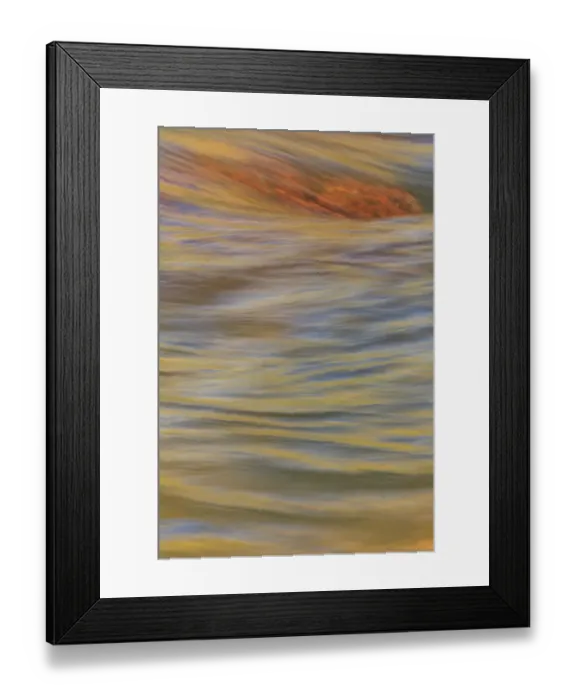 Framed Print : Graphic reflections on river surface, Lower Deschutes River, Central Oregon, USA Framed Print : Graphic reflections on river surface, Lower Deschutes River, Central Oregon, USA