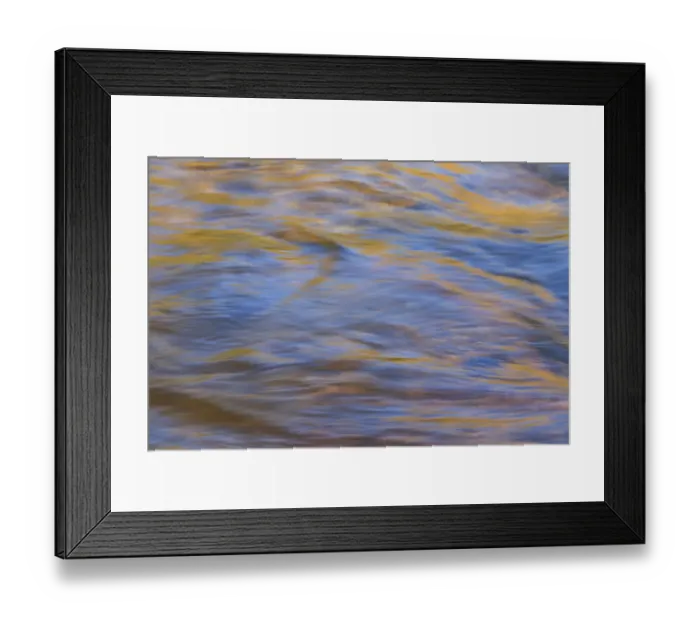 Framed Print : Graphic reflections on river surface, Lower Deschutes River, Central Oregon, USA Framed Print : Graphic reflections on river surface, Lower Deschutes River, Central Oregon, USA