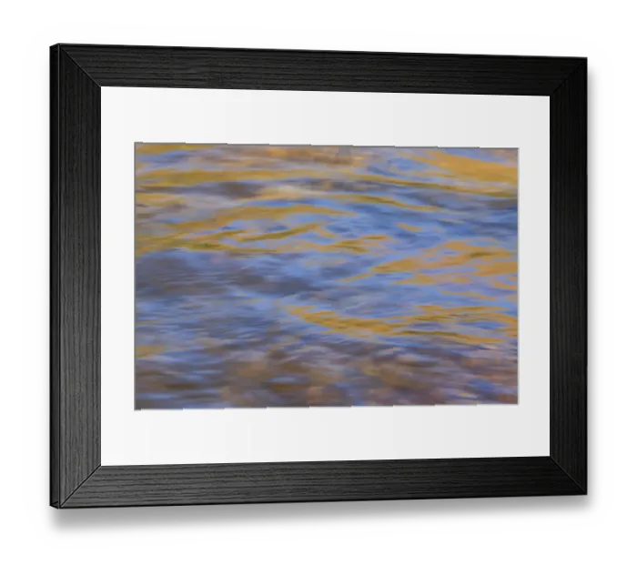 Framed Print : Graphic reflections on river surface, Lower Deschutes River, Central Oregon, USA Framed Print : Graphic reflections on river surface, Lower Deschutes River, Central Oregon, USA