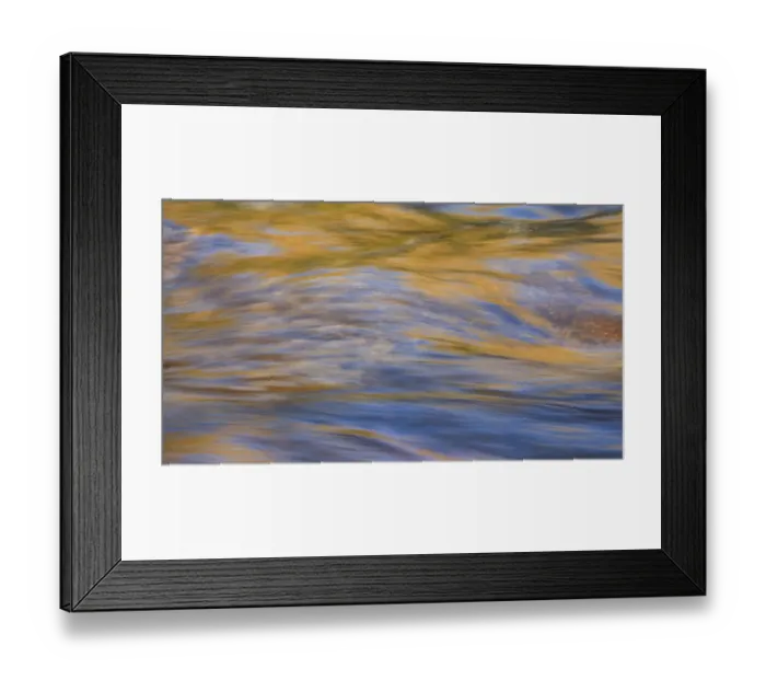 Framed Print : Graphic reflections on river surface, Lower Deschutes River, Central Oregon, USA Framed Print : Graphic reflections on river surface, Lower Deschutes River, Central Oregon, USA