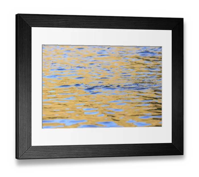 Framed Print : Graphic reflections on river surface, Lower Deschutes River, Central Oregon, USA Framed Print : Graphic reflections on river surface, Lower Deschutes River, Central Oregon, USA