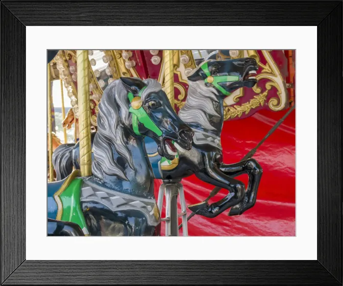 Framed Print : USA, Indiana, Indianapolis. Merry-go-round horses Framed Print : USA, Indiana, Indianapolis. Merry-go-round horses