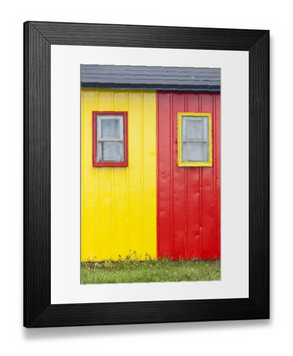 Framed Print : Canada, Quebec, Saint-Ulric, colorful motel detail Framed Print : Canada, Quebec, Saint-Ulric, colorful motel detail