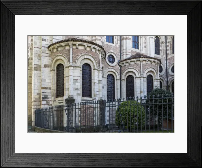 Framed Print : France, Toulouse. Basilica of St. Sernin