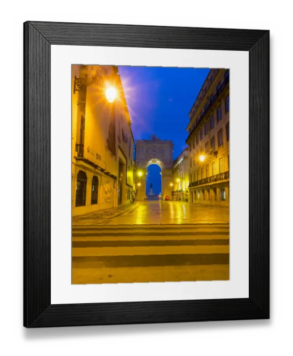 Framed Print : Portugal, Lisbon. Entrance of Praca Do Comercio Framed Print : Portugal, Lisbon. Entrance of Praca Do Comercio