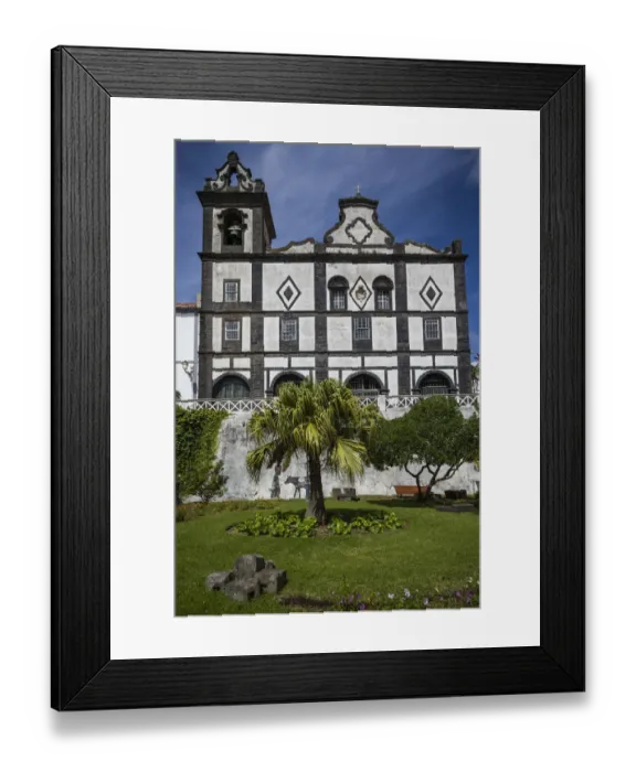 Framed Print : Portugal, Azores, Faial Island, Horta. Igreja de Sao Francisco exterior Framed Print : Portugal, Azores, Faial Island, Horta. Igreja de Sao Francisco exterior