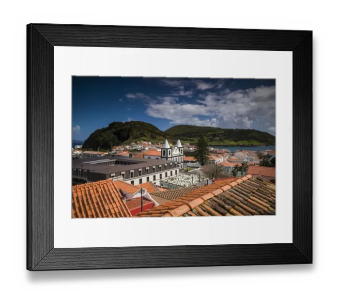 Framed Print : Portugal, Azores, Faial Island, Horta. Igreja de Nossa Senhora das Angustias exterior Framed Print : Portugal, Azores, Faial Island, Horta. Igreja de Nossa Senhora das Angustias exterior