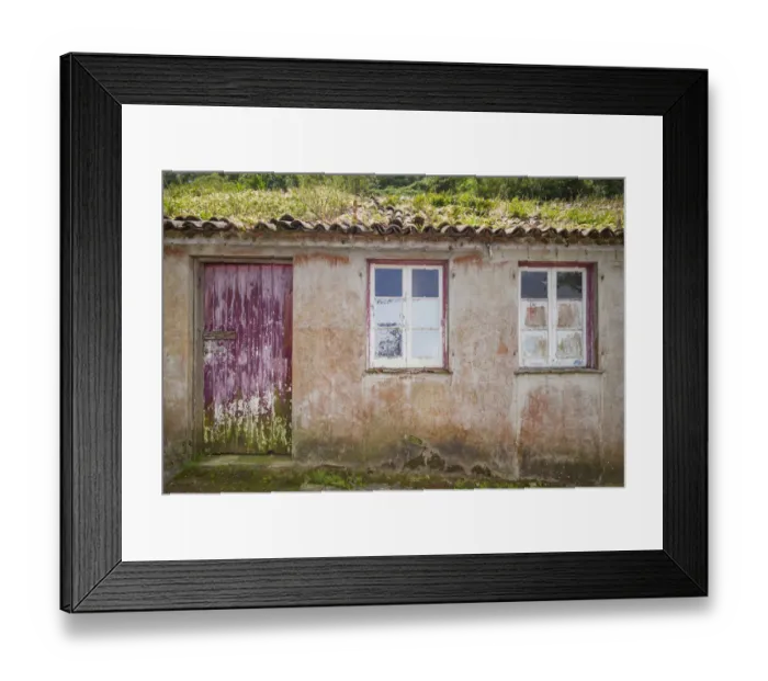 Framed Print : Portugal, Azores, Sao Miguel Island, Porto Formoso fishing shacks Framed Print : Portugal, Azores, Sao Miguel Island, Porto Formoso fishing shacks
