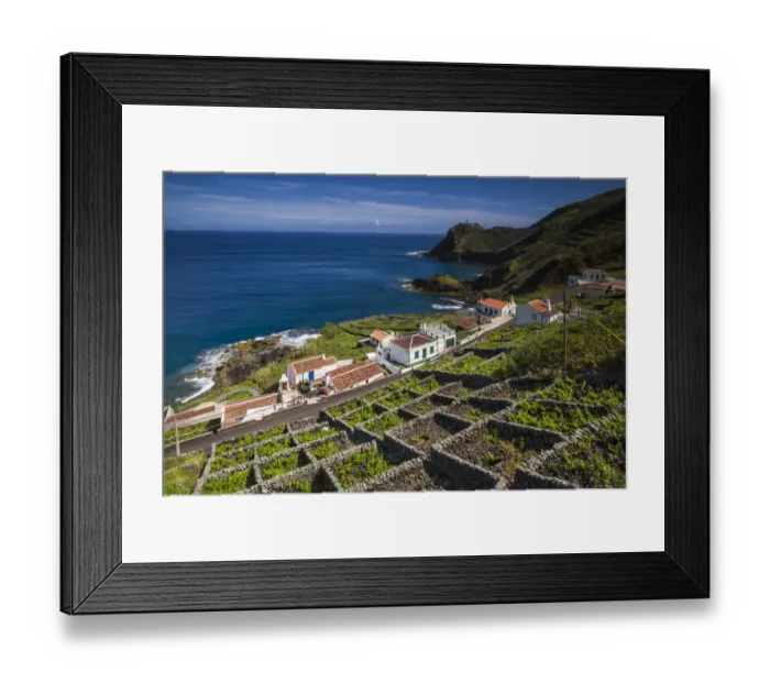 Framed Print : Portugal, Azores, Santa Maria Island, Maia