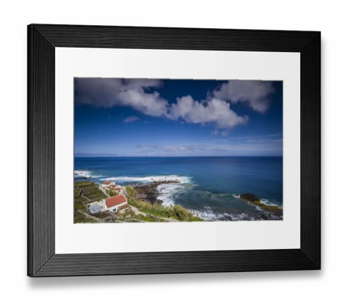 Framed Print : Portugal, Azores, Santa Maria Island, Maia
