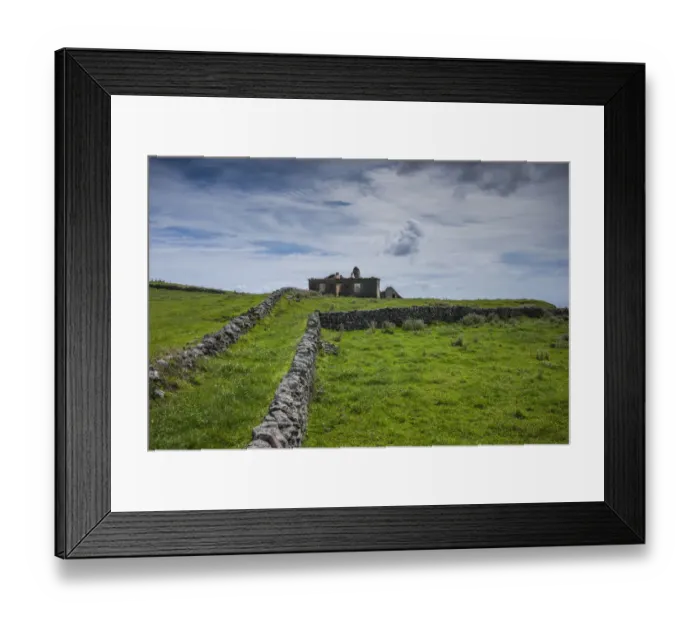 Framed Print : Portugal, Azores, Santa Maria Island, Terca. Abandoned house Framed Print : Portugal, Azores, Santa Maria Island, Terca. Abandoned house