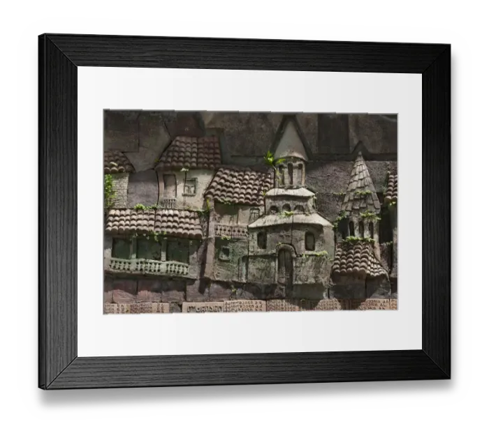 Framed Print : Bas relief, Sighnaghi, Georgia Framed Print : Bas relief, Sighnaghi, Georgia