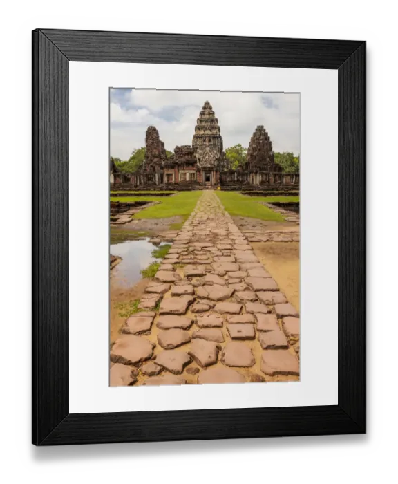Framed Print : Thailand. Phimai Historical Park. Ruins of ancient Khmer temple complex. Central Sanctuary Framed Print : Thailand. Phimai Historical Park. Ruins of ancient Khmer temple complex. Central Sanctuary