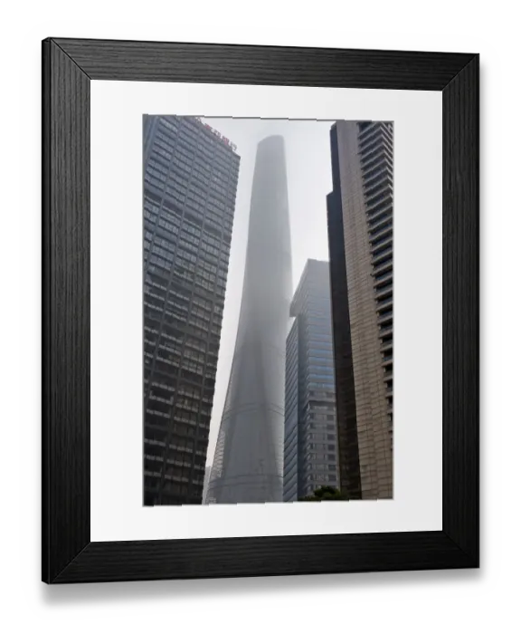 Framed Print : Shanghai Tower and high-rise in Pudong, Shanghai, China Framed Print : Shanghai Tower and high-rise in Pudong, Shanghai, China
