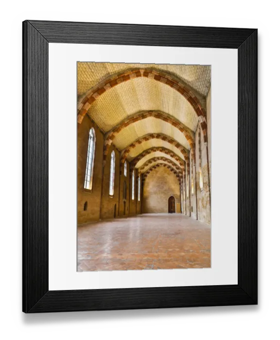 Framed Print : France, Toulouse. Church of the Jacobins Great Hall