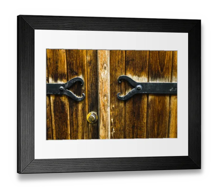 Framed Print : France, Najac. Door detail Framed Print : France, Najac. Door detail