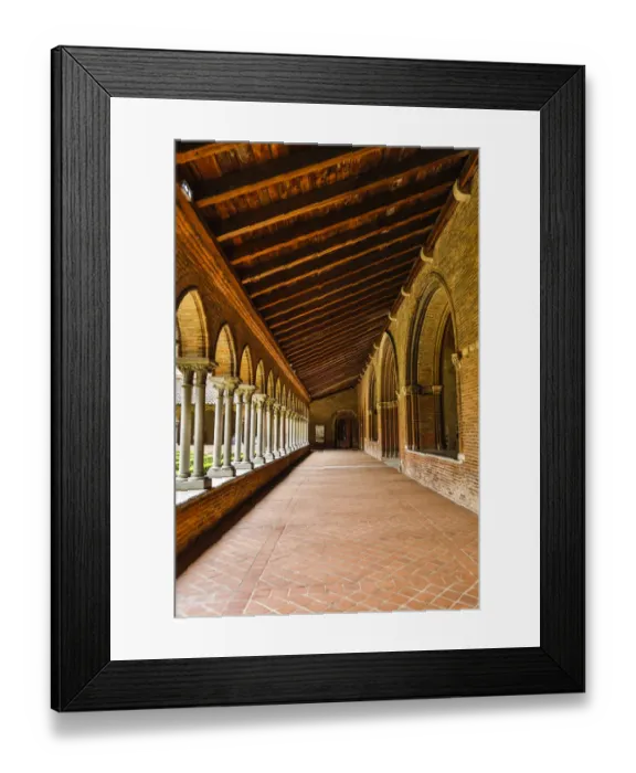 Framed Print : France, Toulouse. Columns of the inner courtyard at the Church of the Jacobins Framed Print : France, Toulouse. Columns of the inner courtyard at the Church of the Jacobins